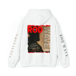 Rod Wave White Nostalgia Hoodie