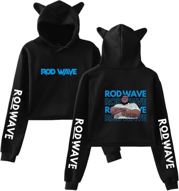 Rod Wave Women Black Hoodie