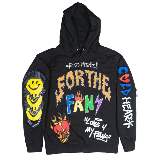 Love For The Fan Rod Wave Hoodie Black