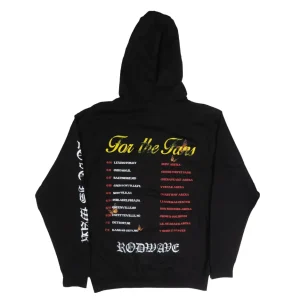 LOVE IS WAR ROD WAVE HOODIE BLACK