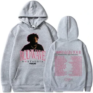 Rod Wave Rapper Vintage Grey Hoodie